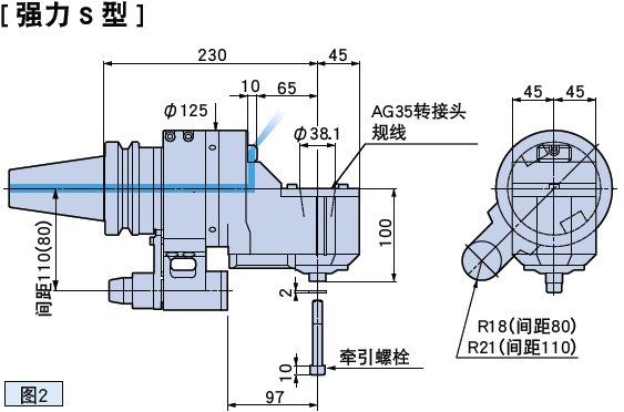 日本BIG 90°角度頭 中心內(nèi)冷型